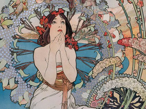 Oh and while we’re at it, can we have some Art Nouveau wallpaper too?