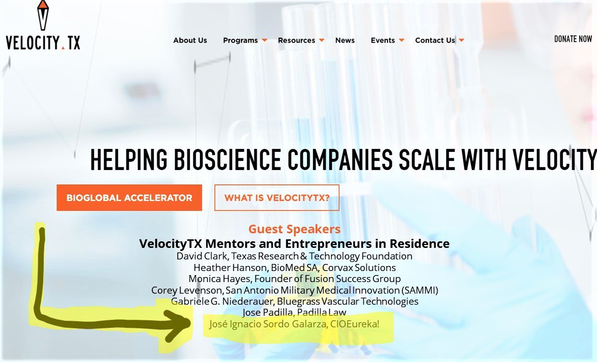 CIOEureka1's tweet photo. Excited to be @ VelocityTX and see my friend David Fonseca. 

We are helping Bioscience Companies scale with Velocity and navigate the VUCA world effectively!

Join us!!!  The event is @ 4 - 6 pm (VelocityTX Innovation Center, 1305 E. Houston, San Antonio,

No RSVP Required https://t.co/Q3vqi3PeSb
