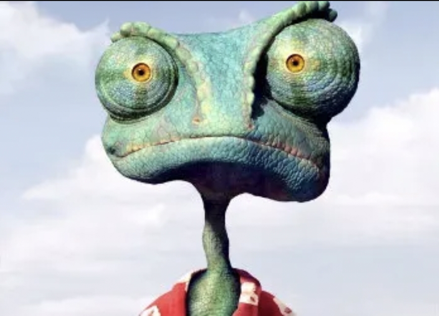 Note: Male characters are not given hair, eye lashes, eye shadow, or human anatomy. Why are we giving this lizard character....chest lumps? Why isn't the male lizard given nipples or even a bulge? Technically, it's the same as giving a lizard boobs. Oh, bc that would be bizarre.