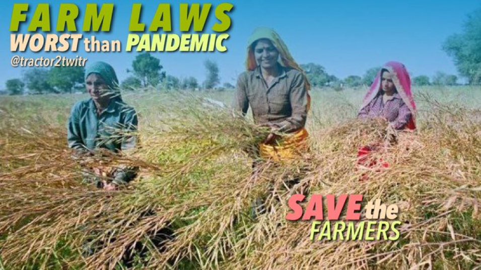 RT @Harprit97473725: Repeal farm laws #FarmLawsWorstThanCOVID https://t.co/jRARPwE9US