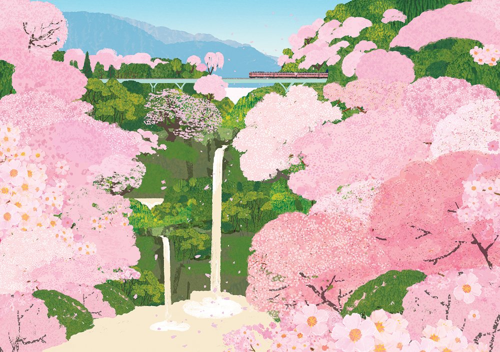 「sakura 」|木内達朗 Tatsuro Kiuchiのイラスト