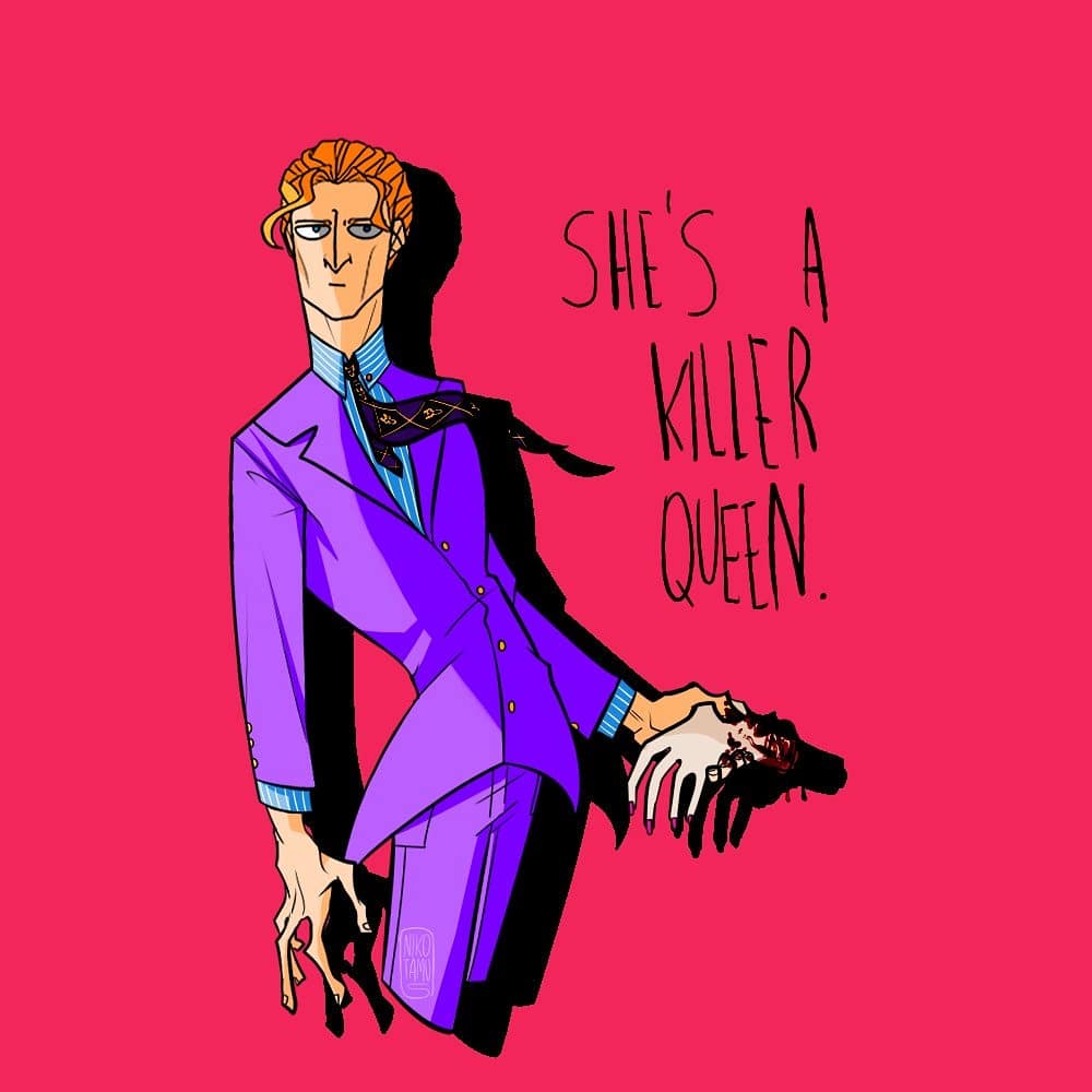 2021 vs 2017 Kira redraw!
¿Cuál está mejor?
.
.
.
#digitalillustration #art #JoJosBizarreAdventure