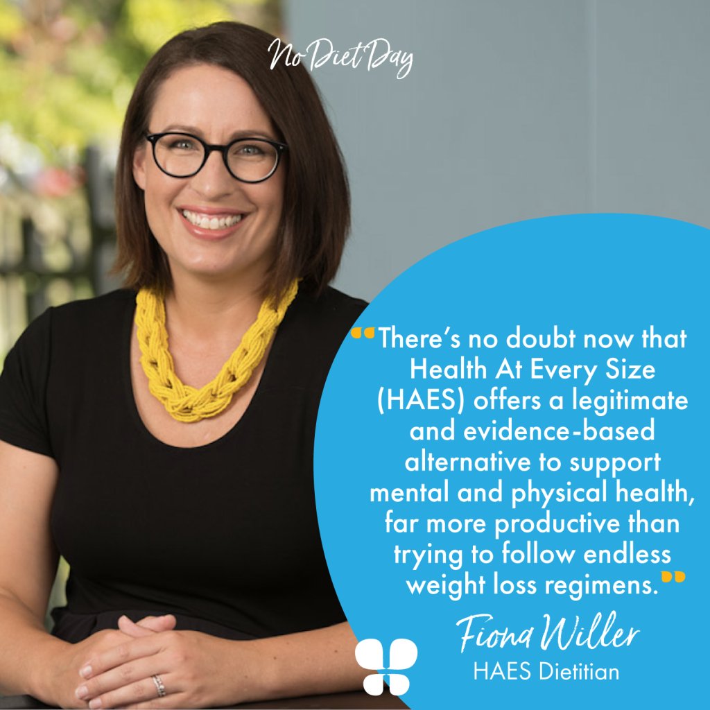 No Diet Day: HAES Dietitian <a href="/FionaWiller/">Dr Fiona Willer AdvAPD, PhD</a>'s Thoughts - Butterfly Foundation buff.ly/3nSr0BZ