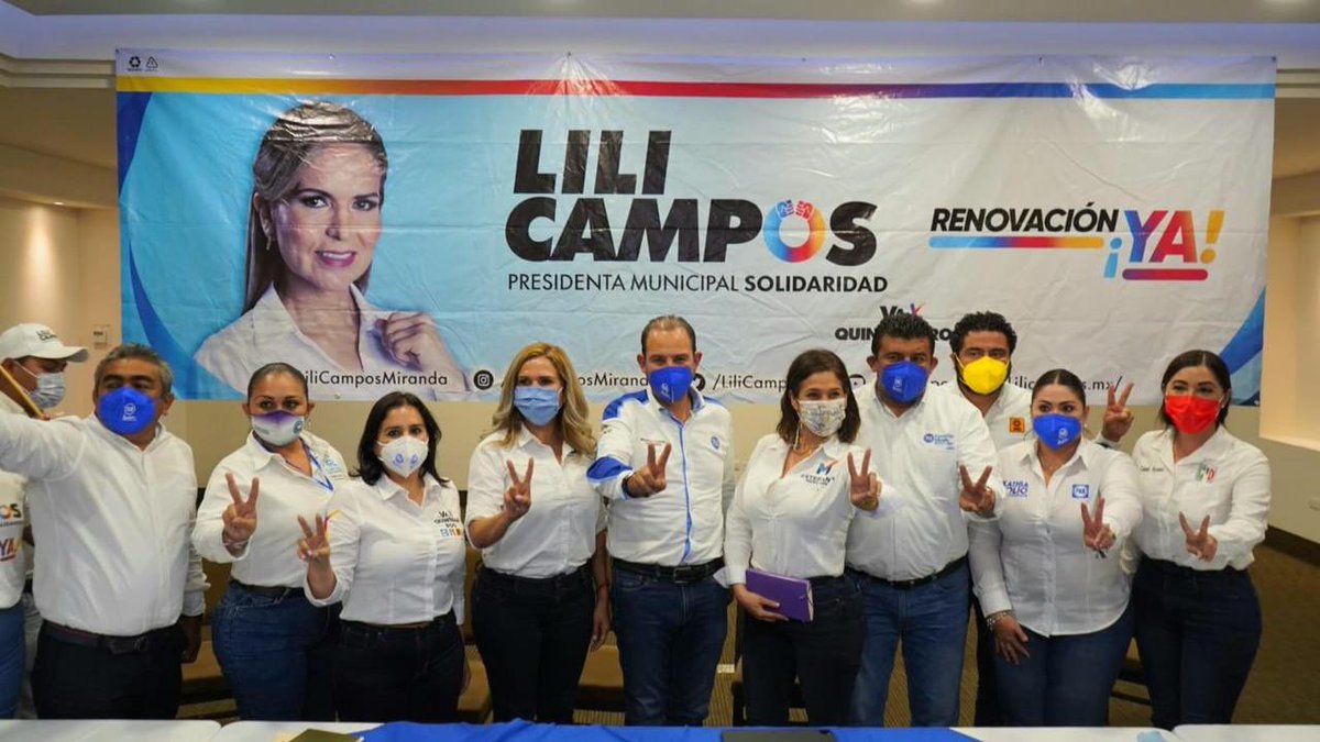 CandyAyuso's tweet photo. Acompañé a nuestras candidatas @LiliCamposM y @estefaniamerc durante la conferencia de prensa con el dirigente nacional del PAN @MarkoCortes. ¡Nos une Solidaridad!

#VaPorMéxico
#VaPorQuintanaRoo
#VaPorElDistrito1 https://t.co/PB307x9dsQ
