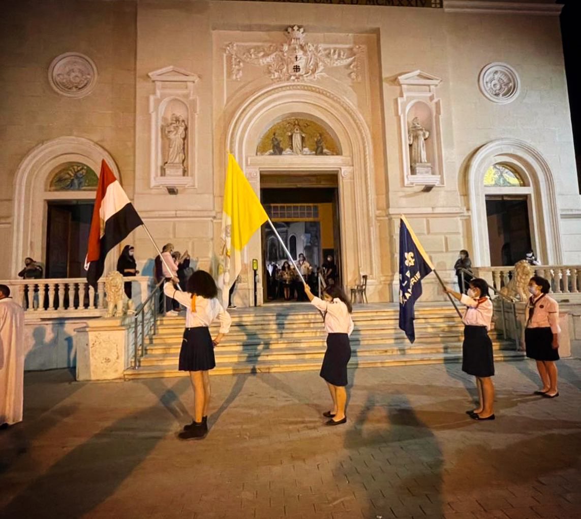 GWEN_Alexandria's tweet photo. Good Friday service - L’église Sacré Coeur ⚜️✝️🙏🏻

#Scouts #GirlGuides #Rovers #GoodFriday #HolyWeek #SGWEN #WadiElNil #Alexandria #Egypt #EgyptScouts #JesusChrist #Routiers #EnService https://t.co/4mk9Vh7qUh