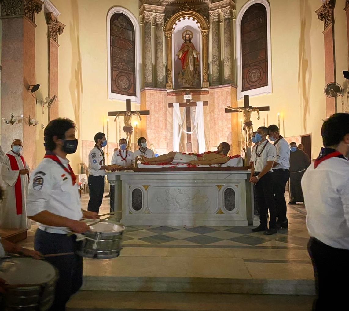 GWEN_Alexandria's tweet photo. Good Friday service - L’église Sacré Coeur ⚜️✝️🙏🏻

#Scouts #GirlGuides #Rovers #GoodFriday #HolyWeek #SGWEN #WadiElNil #Alexandria #Egypt #EgyptScouts #JesusChrist #Routiers #EnService https://t.co/4mk9Vh7qUh