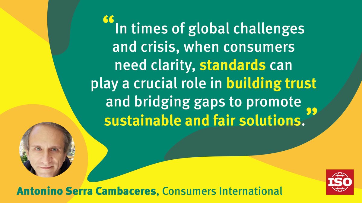 ISO (@isostandards) on Twitter photo #Consumers, now more than ever, need clarity and trust. ISO's committee for consumer issues and <a href="/Consumers_Int/">Consumers International</a> is dedicated to bridging the gap!
#ISOCOPOLCO <a href="/antoninoserra/">Antonino Serra Cambaceres</a> #Consumers, now more than ever, need clarity and trust. ISO's committee for consumer issues and <a href="/Consumers_Int/">Consumers International</a> is dedicated to bridging the gap!
#ISOCOPOLCO <a href="/antoninoserra/">Antonino Serra Cambaceres</a>