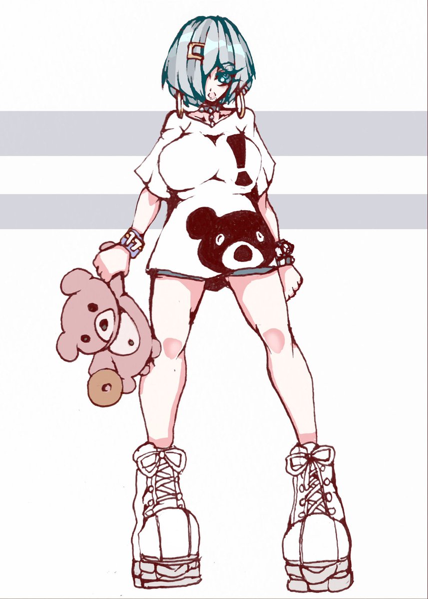 くまオーバーサイズシャツ
浜風
#艦これ
#浜風
#私服艦娘 