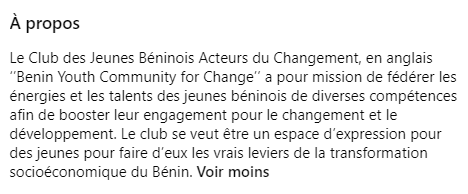 ArdorisZekpe's tweet photo. Exactly 1 week ago took place the first act of activity of #BeninYouthForChange ; allowing us to exchange with the experts of the @WorldBank Benin
and with its Resident Representative #AtouSeck.
Have you heard about the #ProDIJ project?
Join us...
#BePartOfChange https://t.co/5cMxTL7Ybj