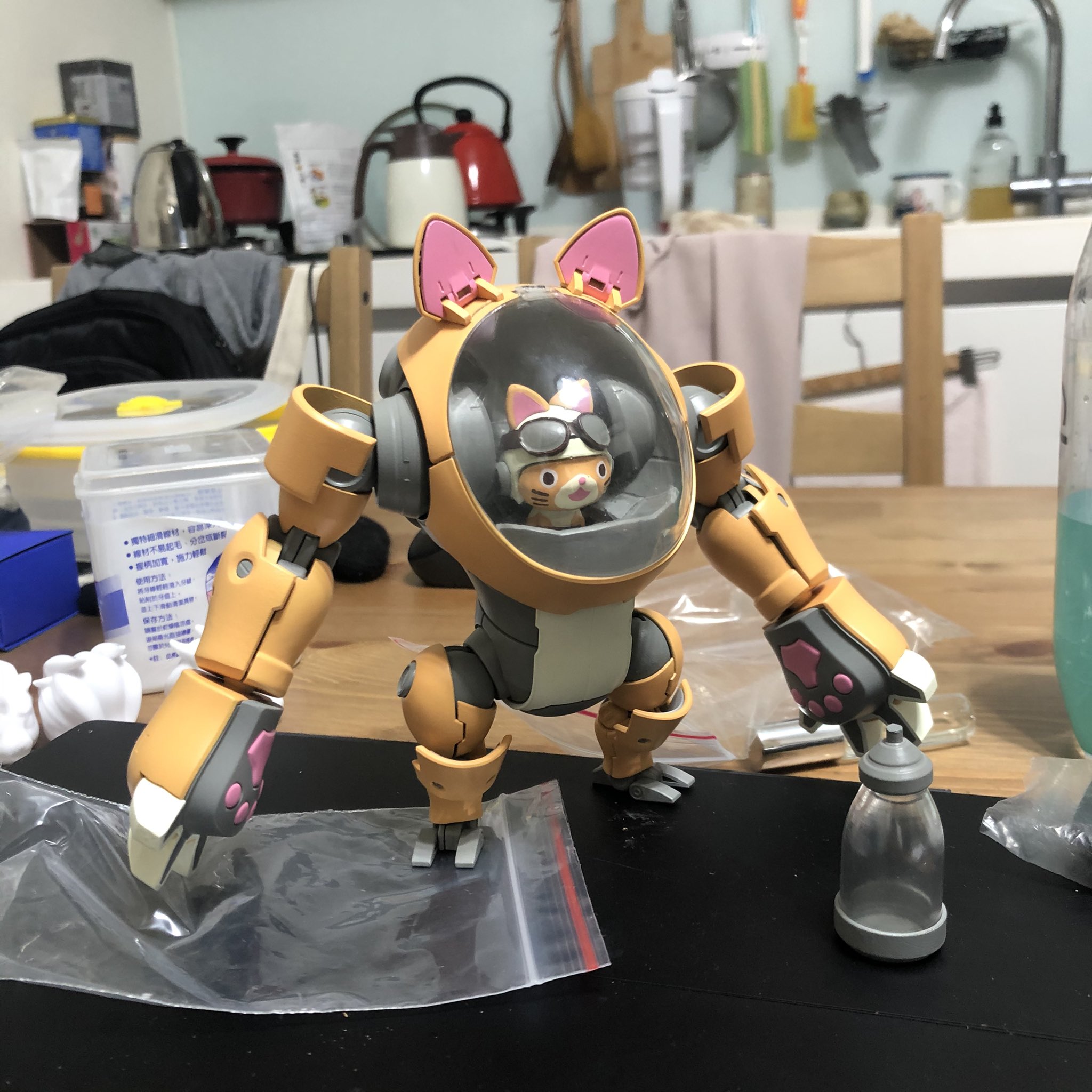Milk Company Toys 無敵貓5dmeow Colored Sample Mech Plasticmodel Plamo Bunny Cute プラモ メカ Robot 機械人 Toy 塑膠模型 可愛い ロボット T Co Hqolk9lmok Twitter