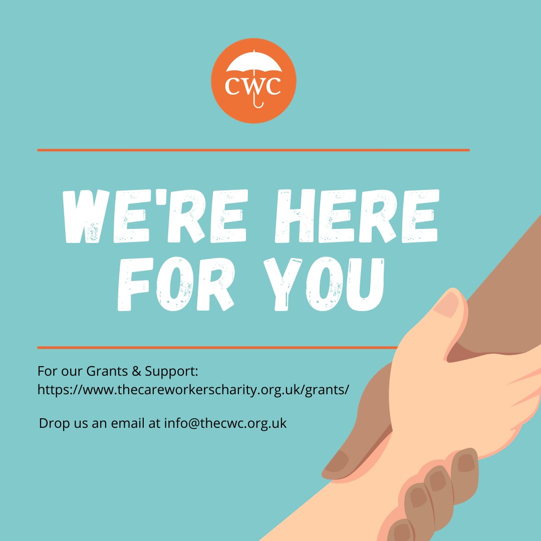 Our Covid-19 Emergency Fund is still open!! Once awarded, you never have to pay our Grants back! 🎉

Find out more, and apply here; ⬇️ 

thecareworkerscharity.org.uk/covid-19-emerg…