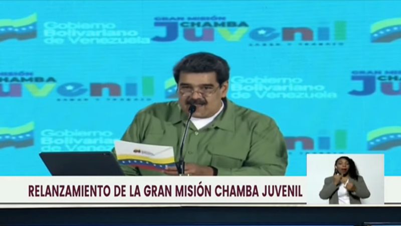 Presidente Maduro: Incorporaremos dos millones y medio de jóvenes a la Gran Misión Chamba Juvenil mazo4f.com/241278 #DuqueNarcoParacoYAsesino