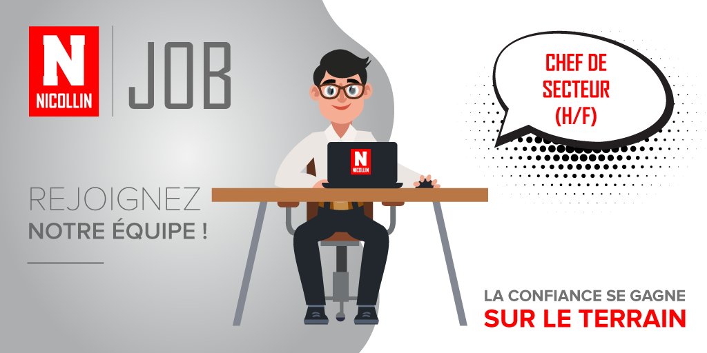 GROUPENICOLLIN's tweet photo. Le Groupe #Nicollin recrute un(e) chef de secteur
au sein de notre agence située à Buc (78) en #iledefrance. Rejoignez notre #TeamNICOLLIN https://t.co/bPx0E4xfKu ! 🤝#joboffer #emplois #environnement #joboftheweek #LaConfianceSeGagneSurLeTerrain #NServices https://t.co/OeSdD9omBw