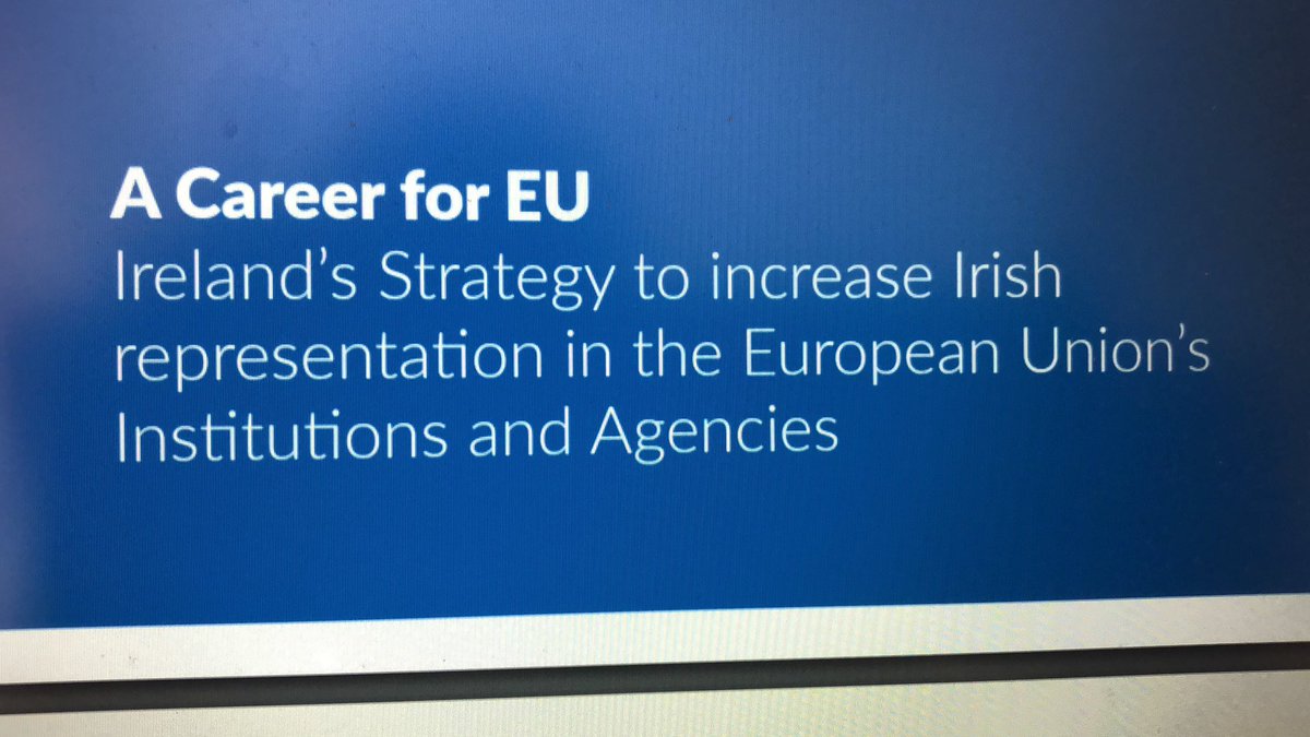 Startling that the new Government policy on recruitment to the EU, which calls for increased language skills, is only available in English #ACareerForEU