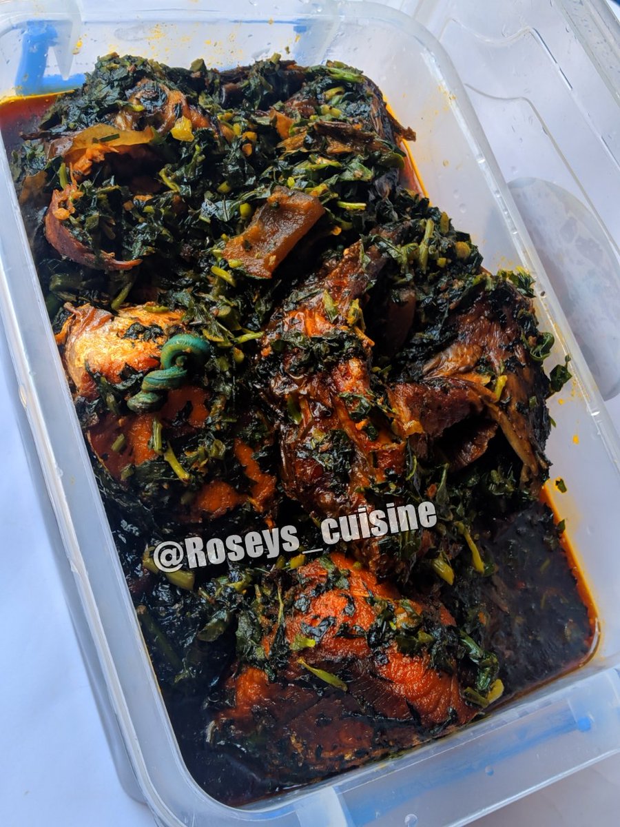 Get this bowl of Edikang ikong for 5800 instead of 6500Size 2.4litre bowl : LagosPlease retweet