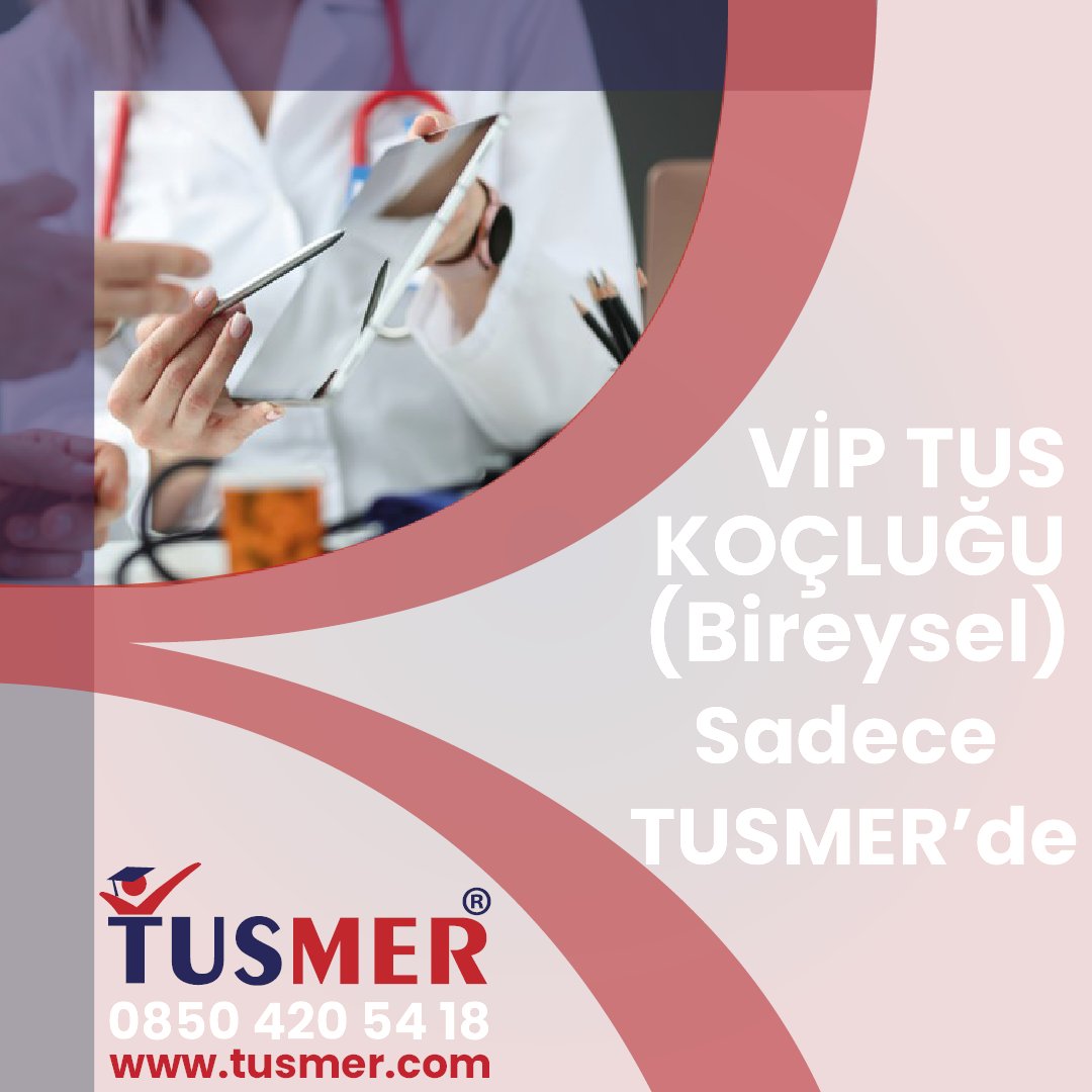 VİP TUS KOÇLIĞU(BİREYSEL) | Sadece TUSMER’de | #tus #tusonline #tıptauzmanlıksınavı #tıptauzmanlık #tıpöğrenci #tıpfakültesi #tusdershane #tusdersane #onlinetus #tustercih #tuskoçluk #çapatıp #istanbultıpfakültesi #cerrahpaşatıp #ankaratıp #hacettepetıp #gazitıp #medipoltıp