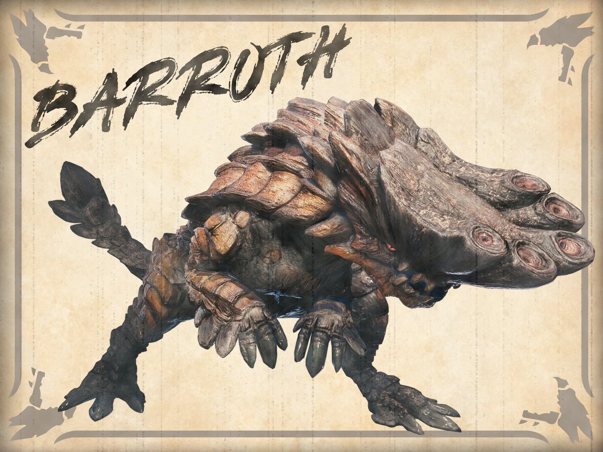 VelvetZone_shop's tweet image. #Anjanath, #Barroth, #Basarios and #Tigrex posters
#MonsterHunterRise 
redbubble.com/es/people/velv…