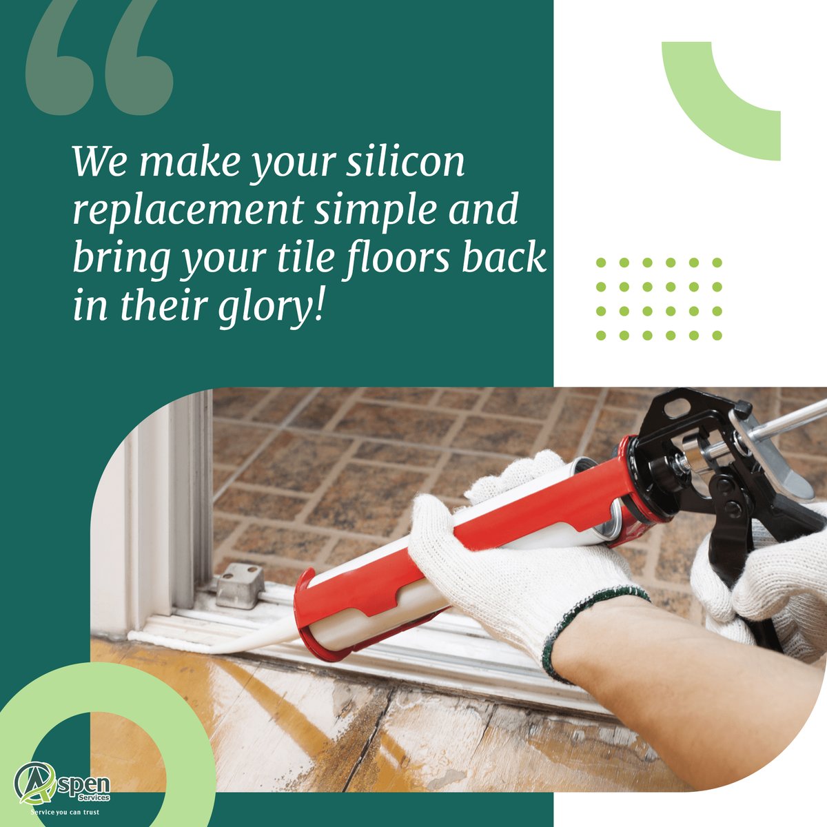 Aspen_Service's tweet image. If your #silicon seals need replacement, we&apos;re here for you! Get exceptional #siliconreplacement service for residential and commercial premises.