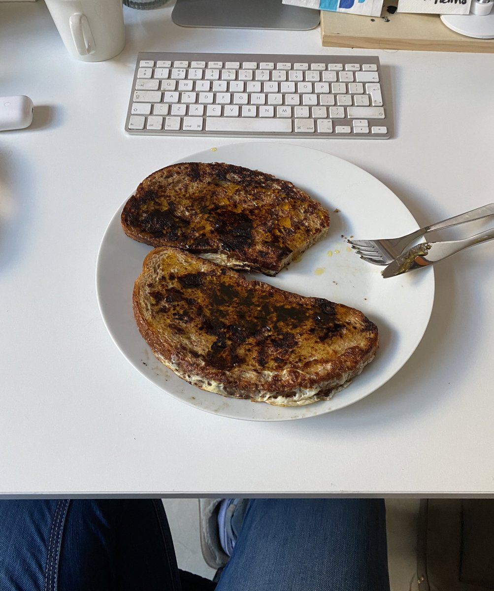 My day started on such a high: homemade French toast cooked by the amazing Chef <a href="/1250/">Menno Axt</a> 🥰

With the sun shining, golden syrup in my belly and a few exciting calls ahead - today is going to be a good day!