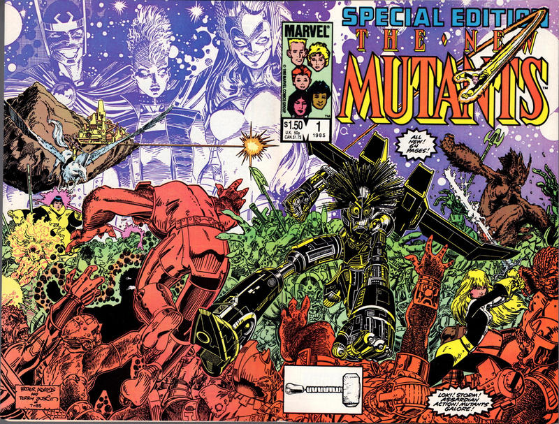 I've talked about these comics elsewhere on my feed.They're drawn by Art Adams and they are some of my all time favorite comics: The New Mutants/X-Men Asgard specials and the Comico Gumby seasonal specials.These are all BRILLIANT.You really need to read ALL of them!Okay...