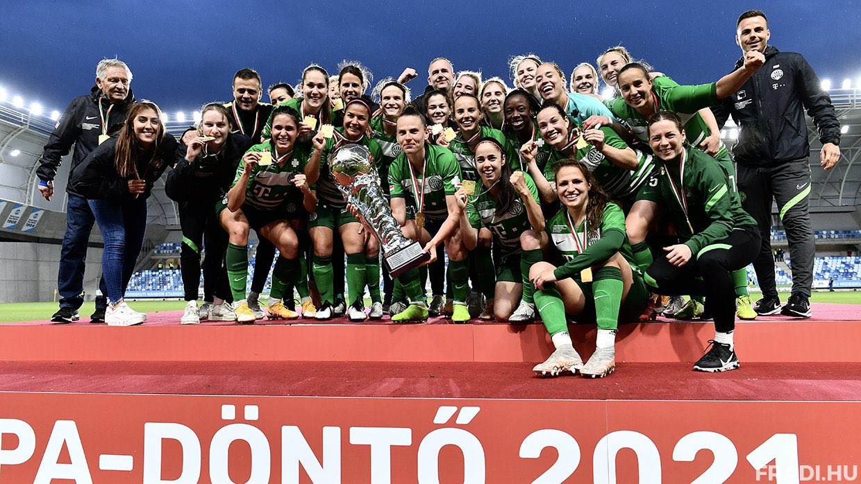Ferencvárosi TC on X: Our women's football team has won the National  Championship! 🏆🤩 Congrats ladies! 🙌💚🤍💥 #Fradi #ftc #ferencvaros   / X