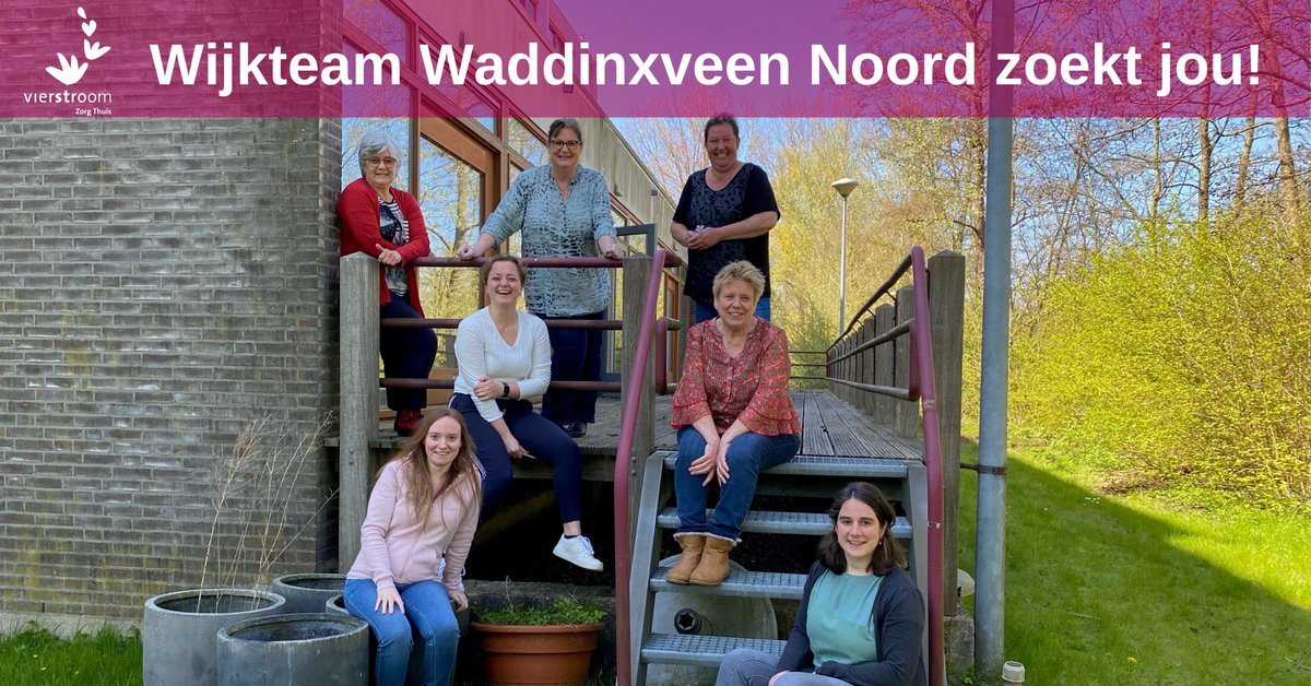 Ons #Wijkteam #Waddinxveen Noord is actief bezig met #VirtueleThuiszorg en #preventie. Het werken van 8 uurs-diensten of alleen avond- en weekenddiensten is bij ons mogelijk. vierstroom.nl/sollicitatie-z… #verpleegkundige #verzorgende #thuiszorg #plezierindezorg #vierstroomzorgthuis