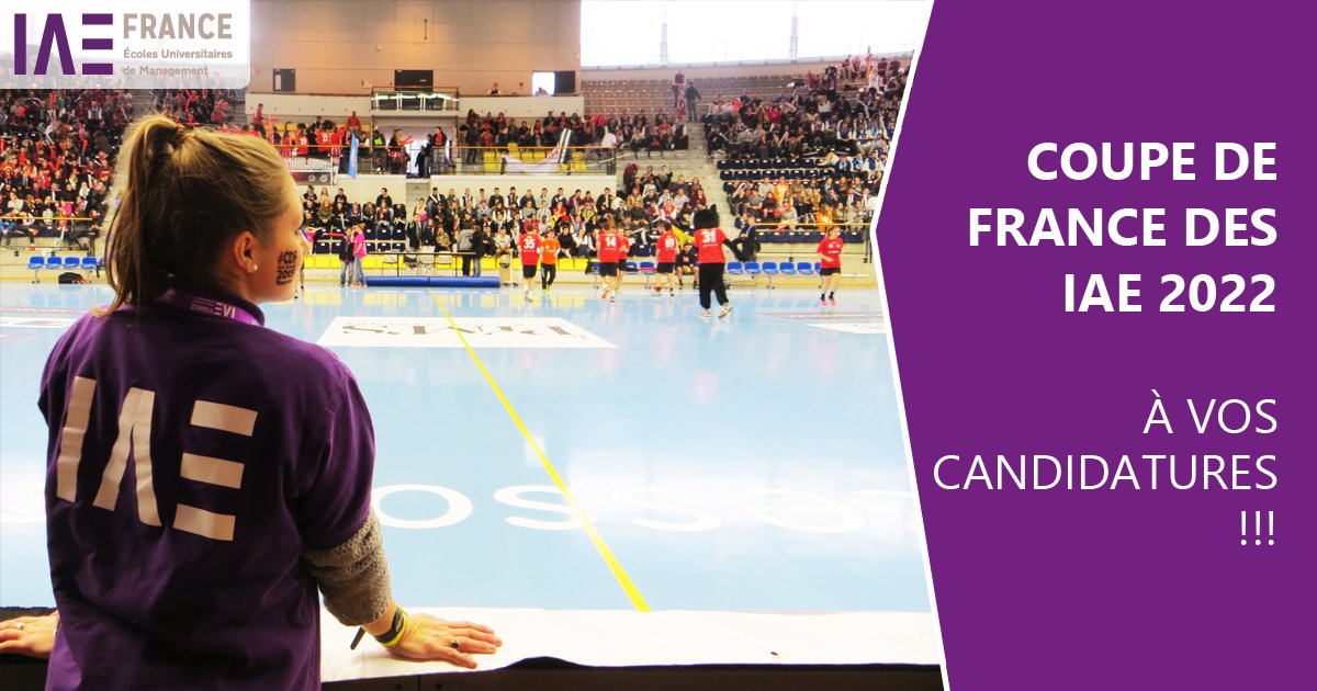 Coupe de France des IAE 20212022 BUREAU DES SPORTS