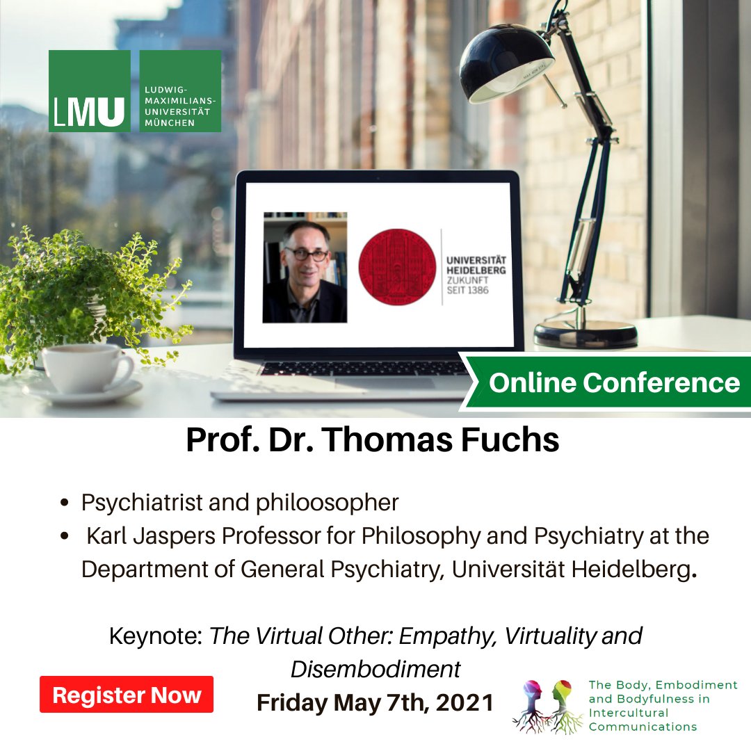 Due to the #corona pandemic virtual communication arises all over the world. May empathy be detached from the immediate, embodied contact with others and be transferred to such relations? Last chance to register ‼️: eventbrite.de/e/the-body-emb…