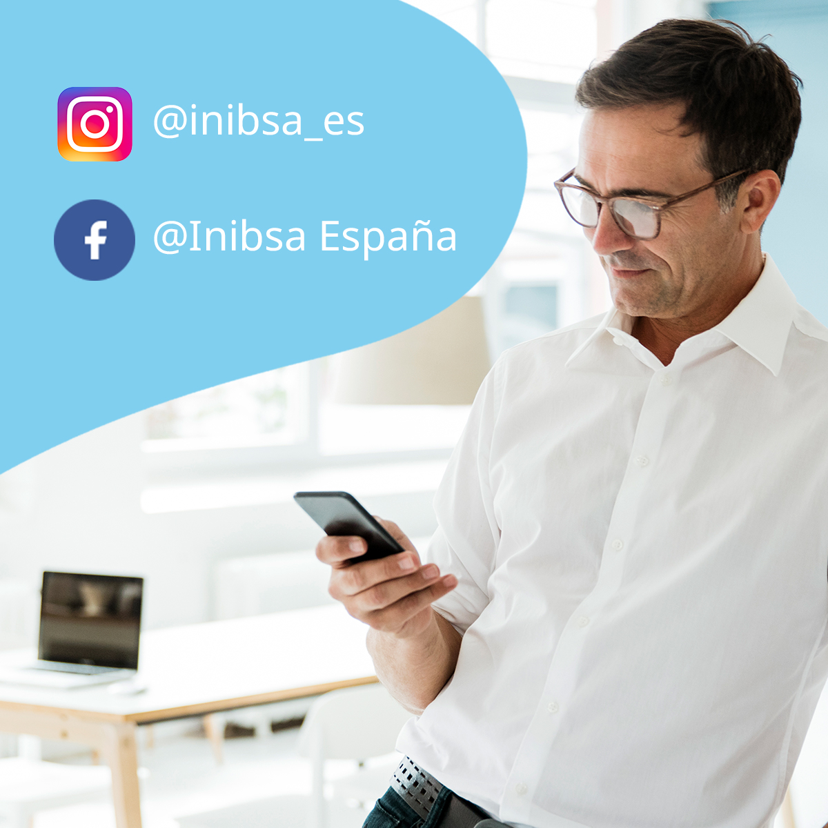 Gracias por acompañarnos todos estos años en twitter. A partir del 1 de mayo podrás encontrarnos en Instagram @inibsa_es y Facebook Inibsa España. ¿Quieres más información sobre tratamientos, cursos, novedades, casos clínicos  etc.? Síguenos allí. 😉