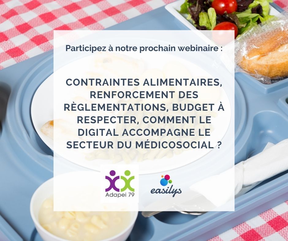 👉Les enjeux de la #restauration dans le secteur du #médicosocial,
👉 La place du #digital pour faciliter le quotidien dans les cuisines
Nous organisons avec notre client l' <a href="/ADAPEI_79/">ADAPEI79</a> un webinaire pour en parler !

📅 18 mai 2021, à 14h00 
 👉bit.ly/3ekocKO