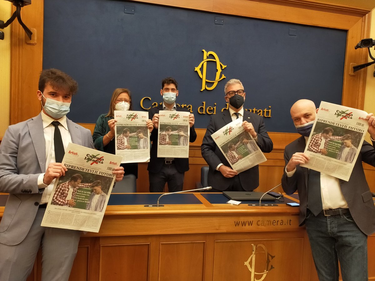 In conferenza stampa a <a href="/Montecitorio/">Camera dei deputati</a>  per la presentazione del numero di maggio di #CulturaIdentità dedicato alla meglio gioventù di ieri e di oggi!
Dal #7maggio in edicola!
#riprendeteviilfuturo

Seguite la diretta streaming qui 👇
webtv.camera.it/evento/18092