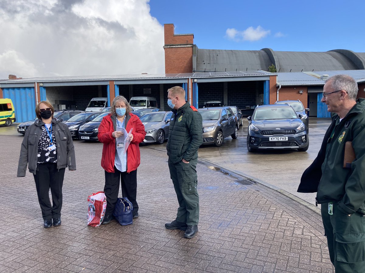 All good quality visits start with a briefing <a href="/NWAmbulance/">North West Ambulance Service</a> <a href="/NWAmb_Steve/">Steve Hynes</a>!