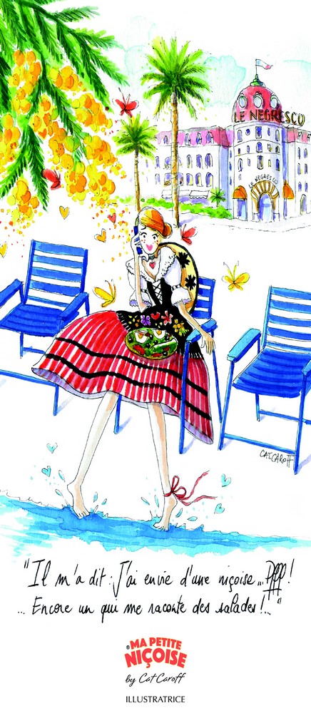Découvrez l'exposition "Ma Petite Niçoise by Cat Caroff "   à la  bibliothèque Raoul Mille  du 5 au 27 mai.