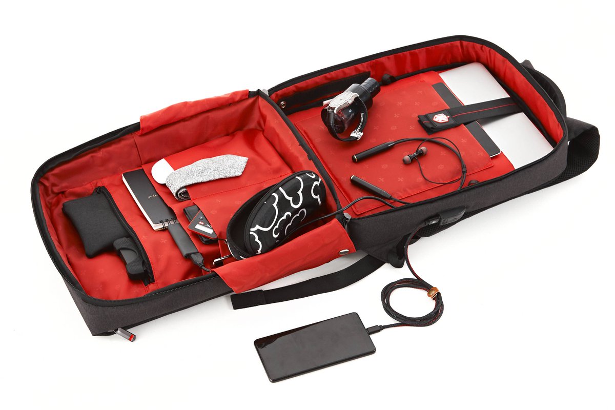 krimcode's tweet image. Why are Krimcode backpacks the perfect daily companion?

- Water-repellent K-tech fabric
- Cleverly designed compartments
- USB charging port
- Breathable airtrax back padding

Learn more on our website. krimcode.com

#backpack
#krimcode