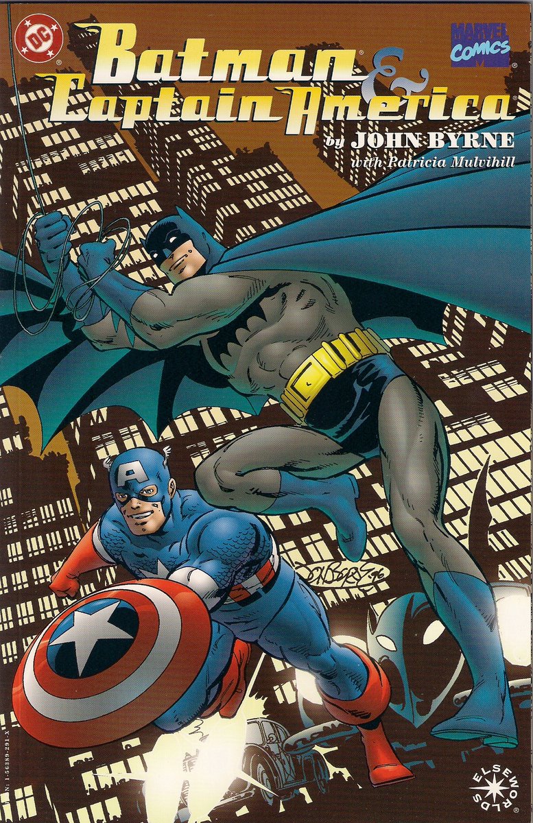 ...and PUNISHER/BATMANHULK/SUPERMAN&BATMAN/CAPTAIN AMERICAThey're all truly excellent.We could talk about 'em all day and all night.That said, here's the wonky one that you need to get into your cranium. Here's the one that makes you, "What in the hell did I just read?"