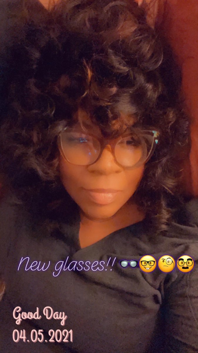 New glasses!!! 🤓 👓😱 #bighairdontcare #newglasses #SaveSanditon