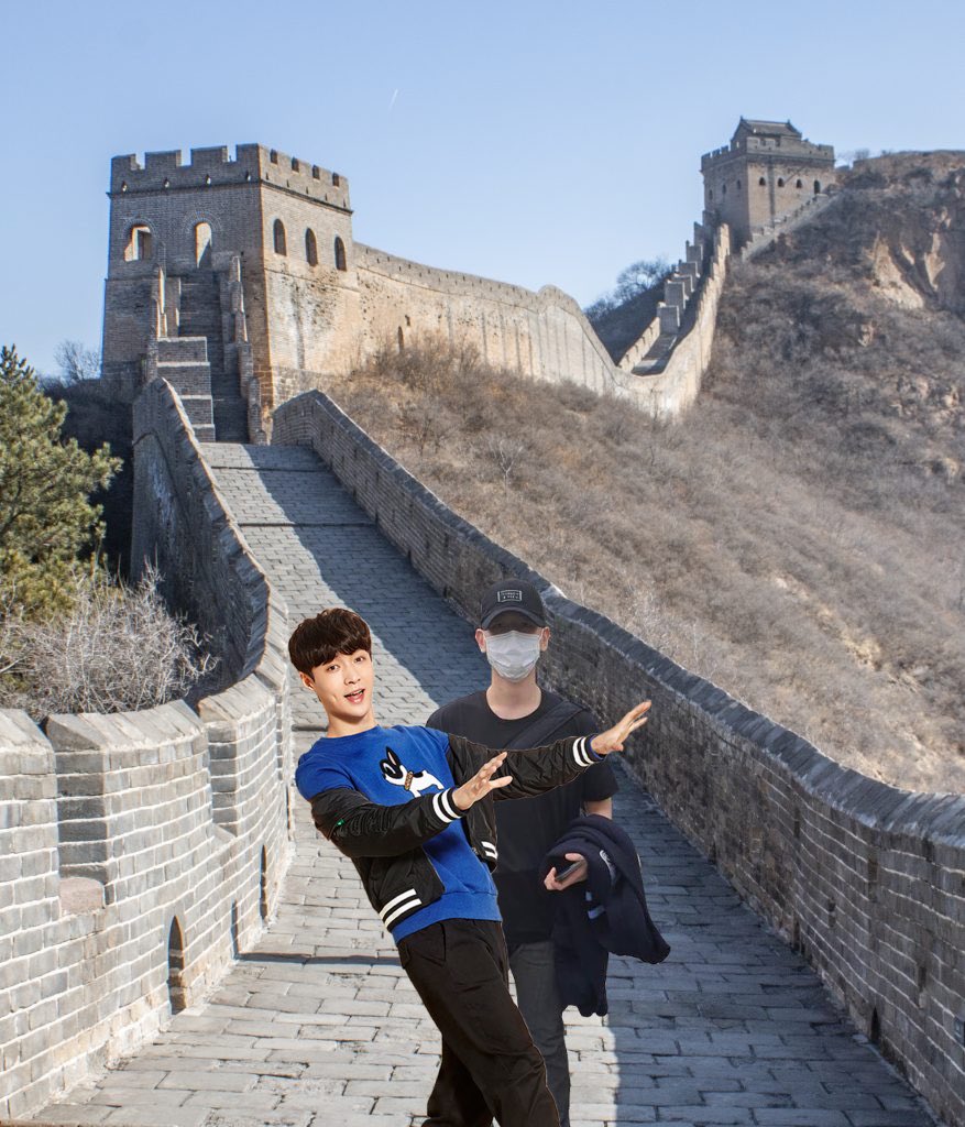 GREAT WALL OF CHINA WITH THE CHINA SHEEP LAY ZHANG! 