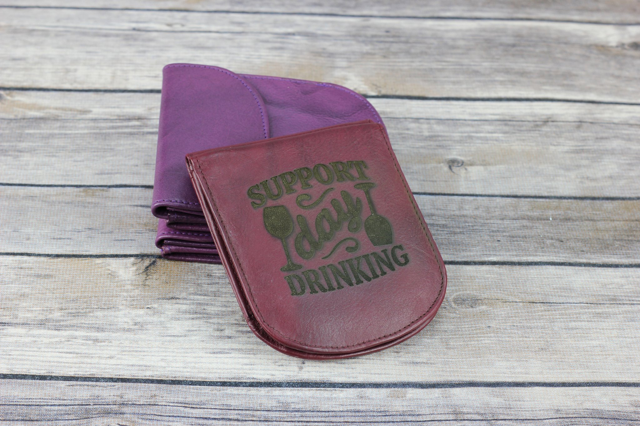 Rivet & Burr on Twitter "Funny Alcohol Quotes leather women's wallet