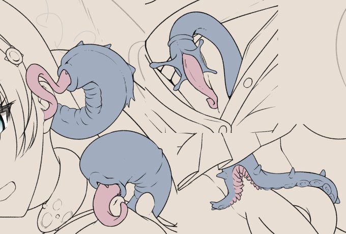 おはようございまーす。一心不乱に触手描いてたら寝るのがお昼になっちゃった!反省なし。 