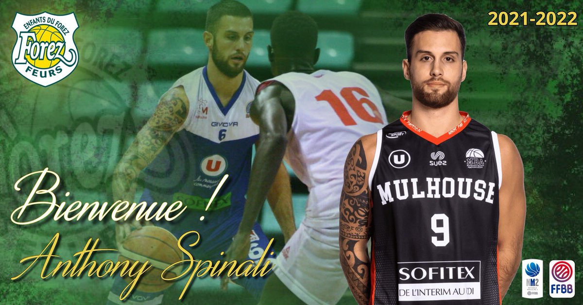 [COMMUNIQUÉ OFFICIEL] 🔉

A la recherche d’un joueur fort athlétiquement, bon défenseur et sortant de compétition officielle, Coach Romain a jeté son dévolu sur Anthony SPINALI, 23 ans, 1 m 94. Poste 3

A retrouver le communiqué en intégralité 🌐-->enfantsduforez.com/nationale-2/ac…