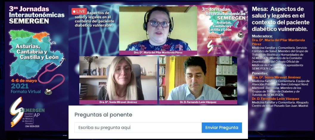 🗨️ Formación y actualización de excelencia, para poder abordar los problemas que día a día surgen en nuestra consulta, vía as 3as Jornadas Interautonómicas @SemergenA <a href="/SEMERGENCantab1/">SEMERGEN Cantabria</a> y CyL
buff.ly/33hzqcL