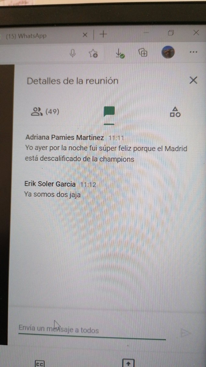 La profesora: cuando fue la última vez que os sentisteis felices?

<a href="/adrianapamies/">adrianą</a>: