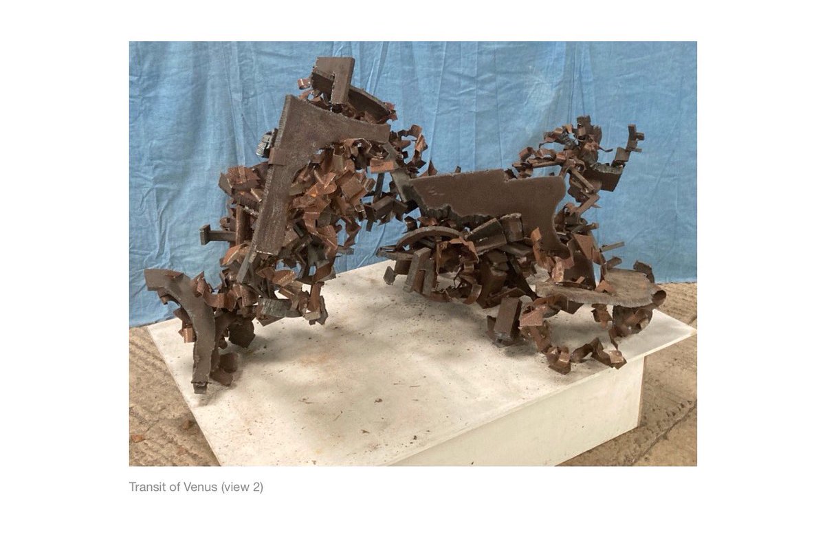 Tony Smart said "Could it be, that given the already extended form, the “intractable” heavy pieces tip the sculpture towards the pictorial?"

We invite you to join the discussion branchron.com/2021/04/25/bra…