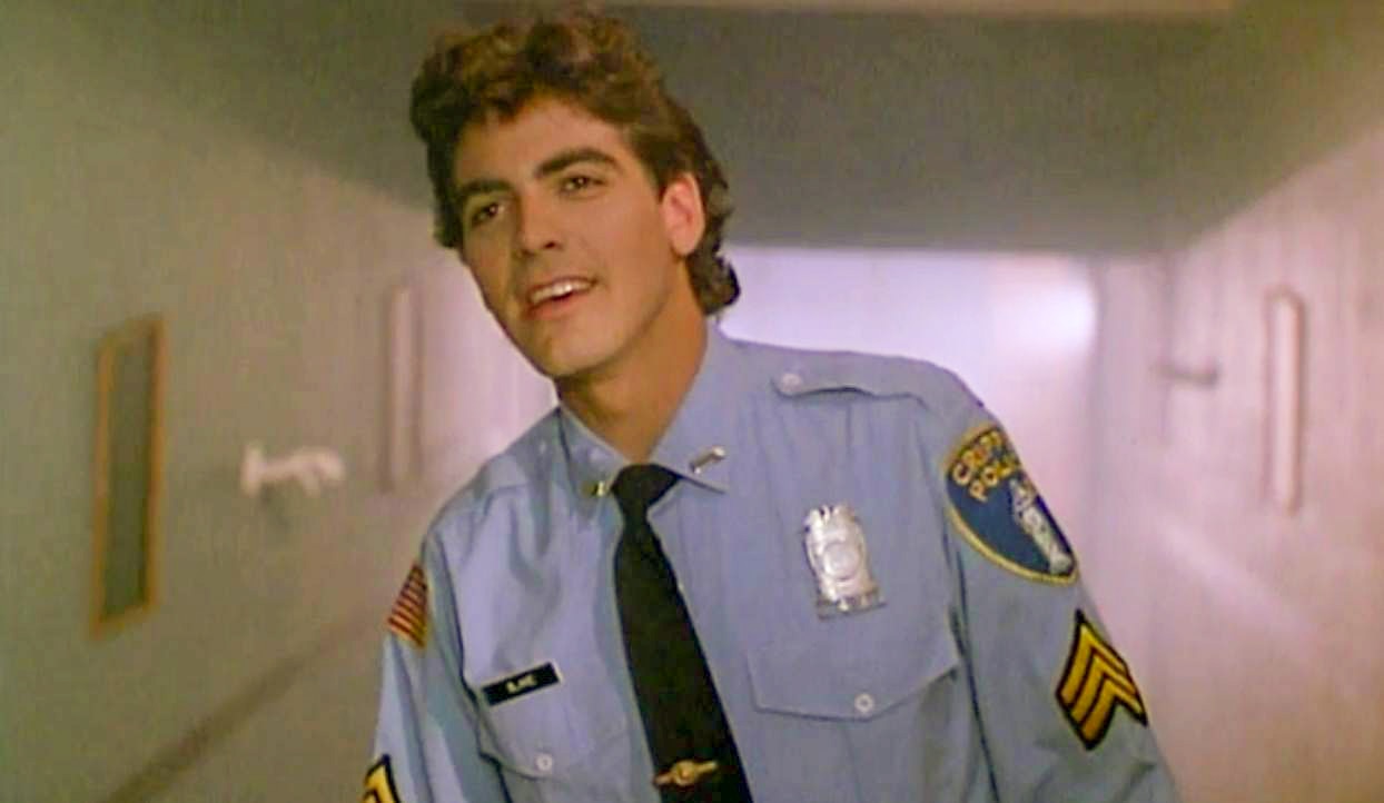 Horror History: Happy Birthday to George Clooney and His Big Ol\ Mullet.  