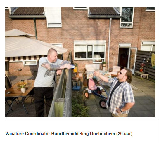 Deze #vacature komt niet vaak vrij! #Coördinator #Buurtbemiddeling (20u). Afwisselende baan waarbij je oa zowel zelf casussen oppakt en tussen buren #bemiddelt als vrijwilligers begeleidt en aanstuurt.

👉bit.ly/3vKQXX8

#Buurtplein #Samenhetverschil #Buren #mediation