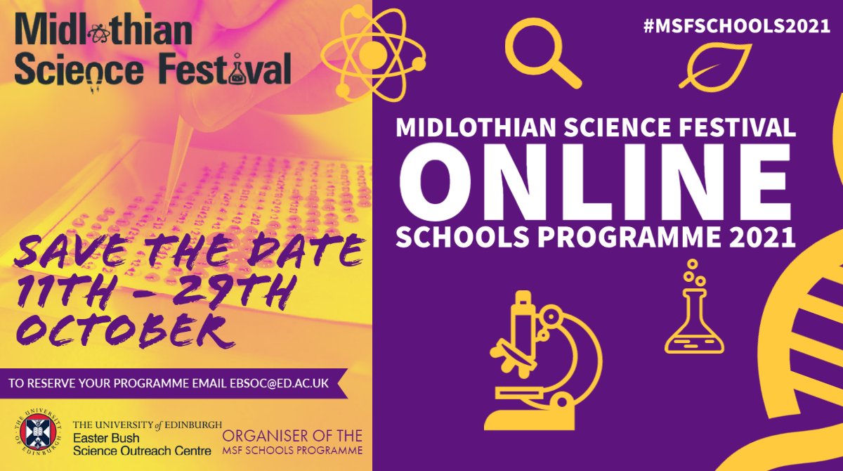 EBSOClab's tweet image. 📣MIDLOTHIAN SCHOOLS 📣
We are bringing another #MSFschools2021 programme to you this October! 
Save the date &amp;amp; get ready for another STEM filled programme! 
💡Have a suggestion for what you would like to see in this year&apos;s programme post below ⬇️
#STEMnation @SEICollab