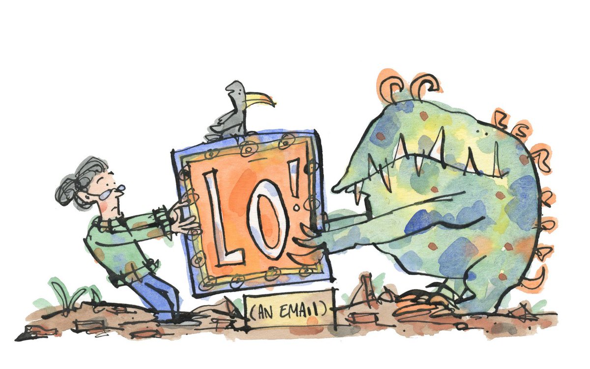 LoAnEmail's tweet image. A new Lo! comes out this week! Guard your inboxes, friends! Be vigilant! 📯