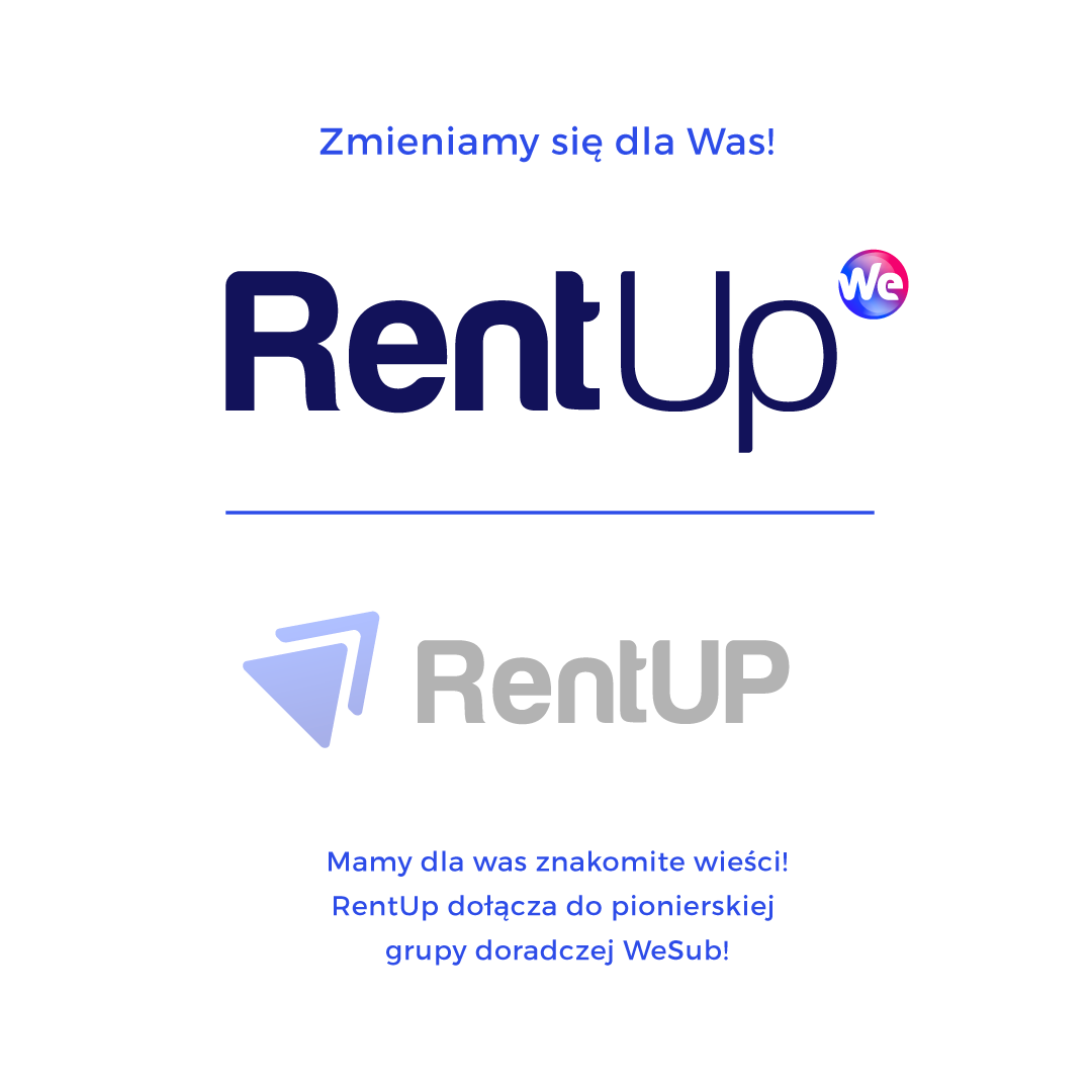 ProgramRentUP's tweet photo. Mamy znakomite wieści! ✊ #RentUP dołącza do pionierskiej grupy doradczej #WeSub. Dzięki temu połączeniu mamy nadzieję stać się najszybciej rozwijającym systemem płatniczym w e-commerce w Polsce! 👏Wspólnie pomożemy wam przekształcać biznes w model subskrypcyjny. 🏆

#subskrypcja https://t.co/Ko4QYZK1Ea