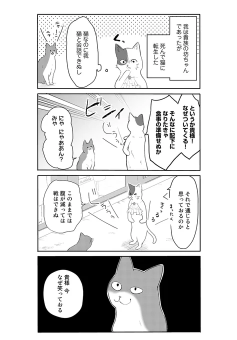 貴族が猫に転生した話③#ねこ貴族 #狸山ちな #異世界転生 #猫 