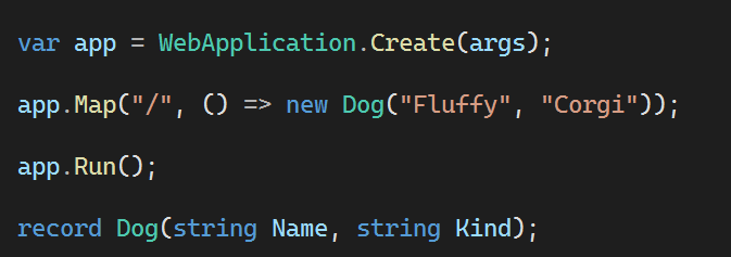 davidfowl's tweet photo. Now with all of the new compiler features! #dotnet #aspnetcore https://t.co/rEtXMpZdLq